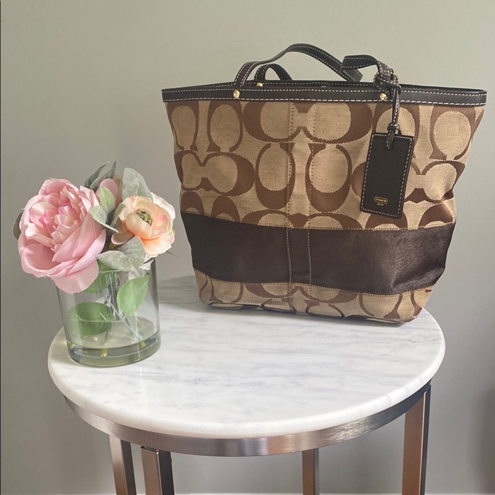 Coach Brown Classic Tote Bag